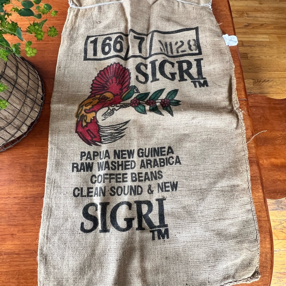Sigri Coffee Bean Burlap Sack